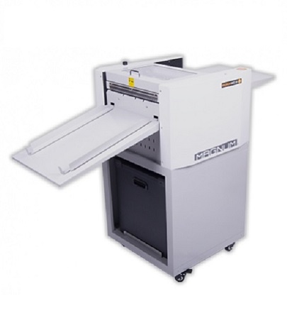 MCC-35 poloautomatický bigovací / řezací stroj pro dokončovací produkci